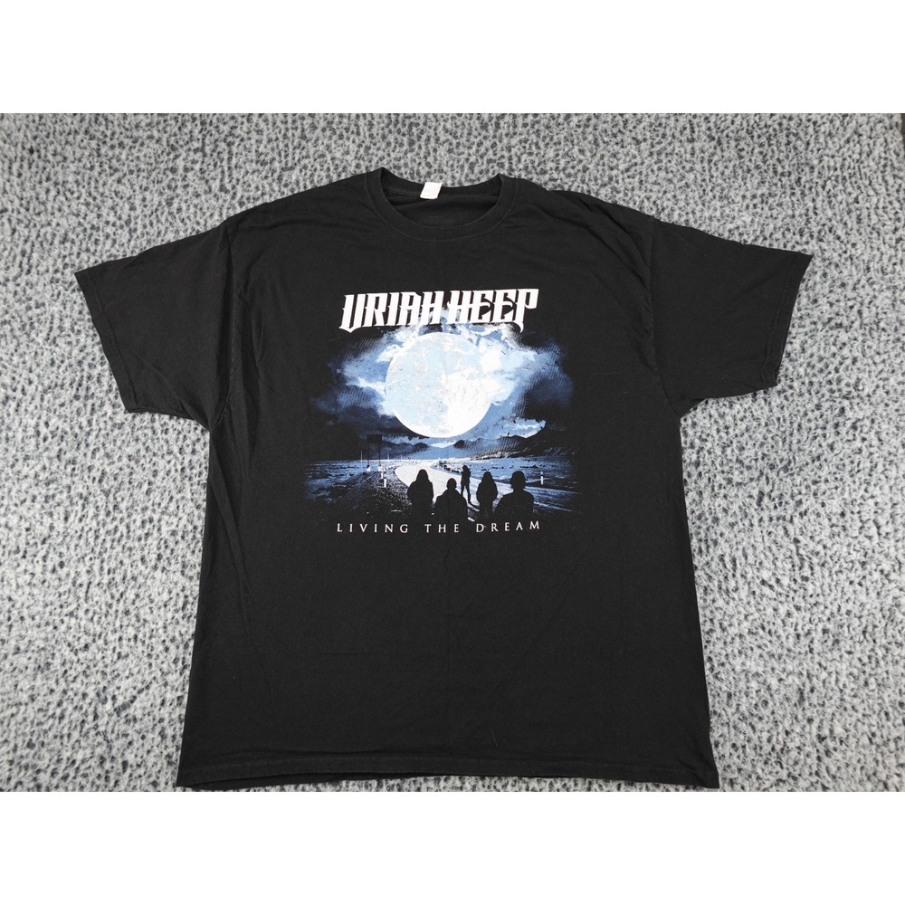 Uriah Heep T-Shirt Mens XL‎ Black Good Living The Dream 2019 North American Tour